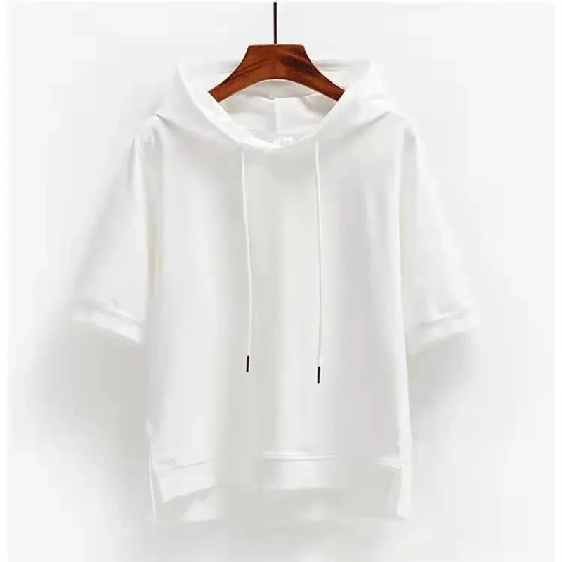 Women's Short-Sleeve Hoodie
