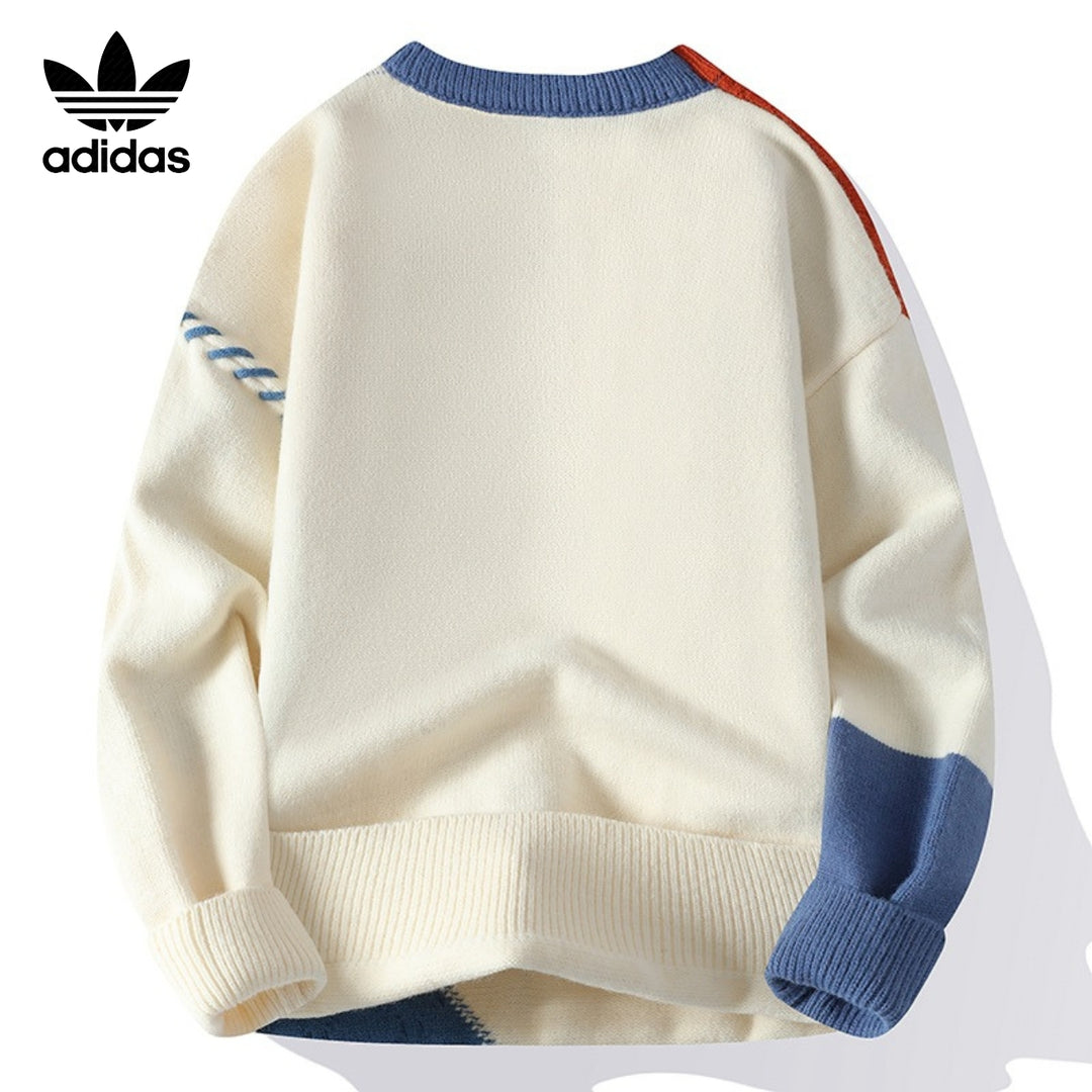 AD - Casual Patchwork Sweater
