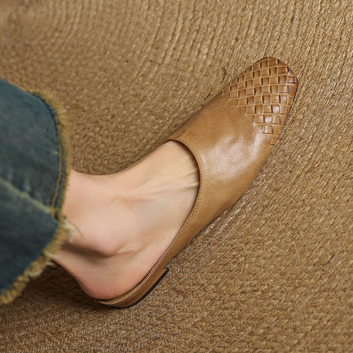 Milano Genuine Leather Mules