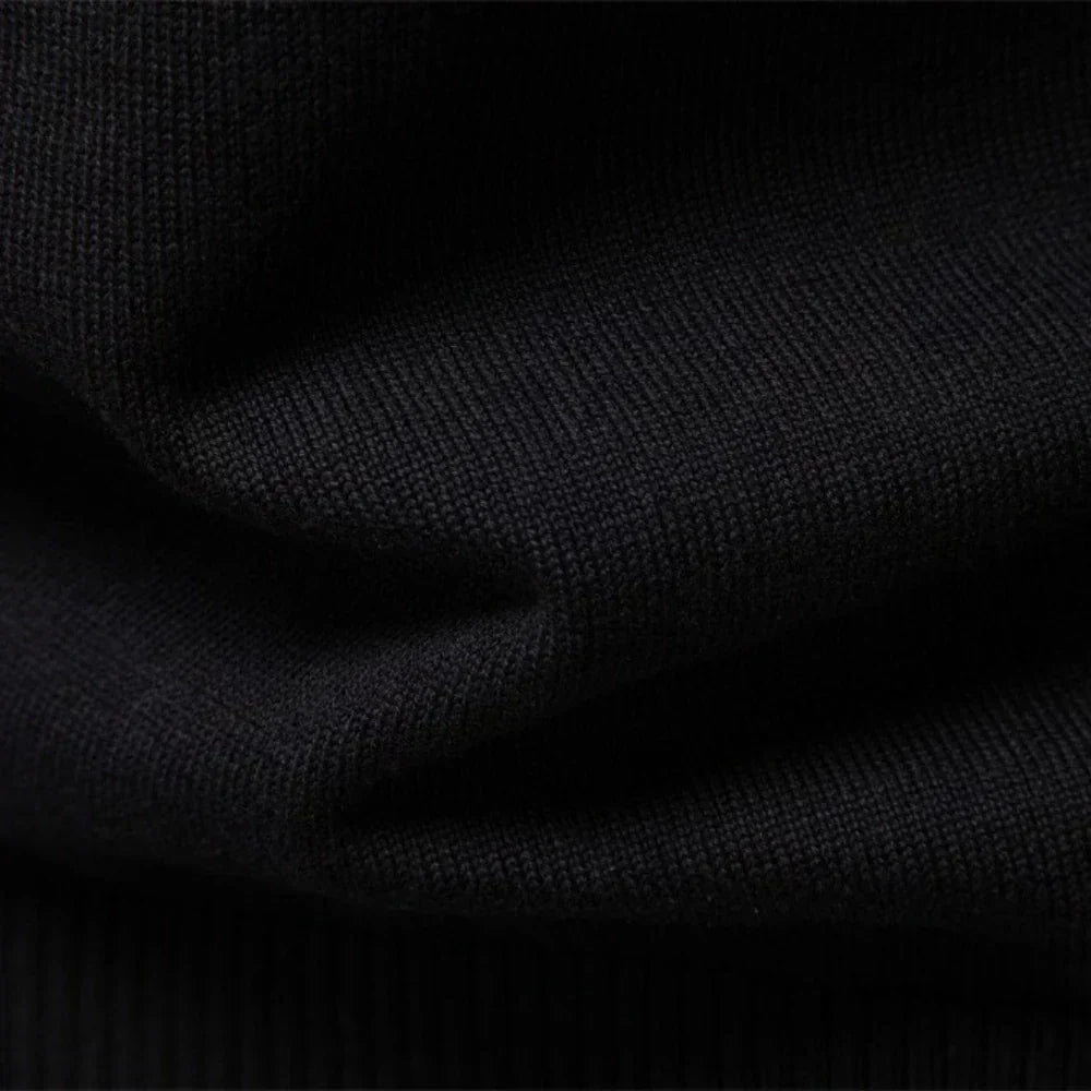 Heritage Diagonal Weave Mock Neck Pullover